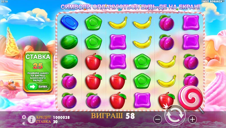 Sweet Bonanza — слот в Leebet казино